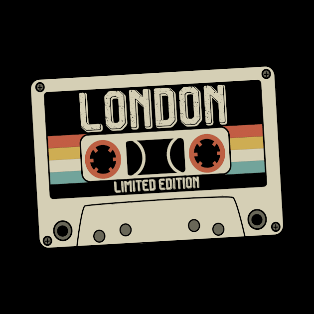 London - Limited Edition - Vintage Style by Debbie Art