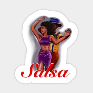 Salsa dancing couple 2- the top 100 gifts ideas for lovers of Salsa Magnet