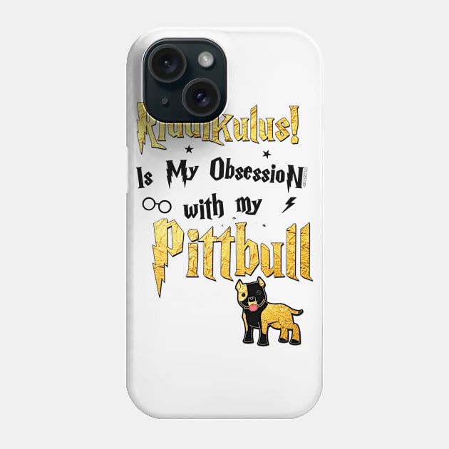 Pitbull Phone Case by dogfather