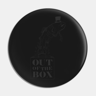 Out of the Box (Black/White) Pin