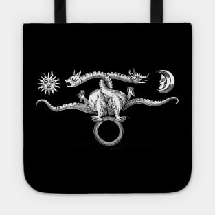 Alchemical Dragon Serpent Symbolism Esoteric Occult Tote