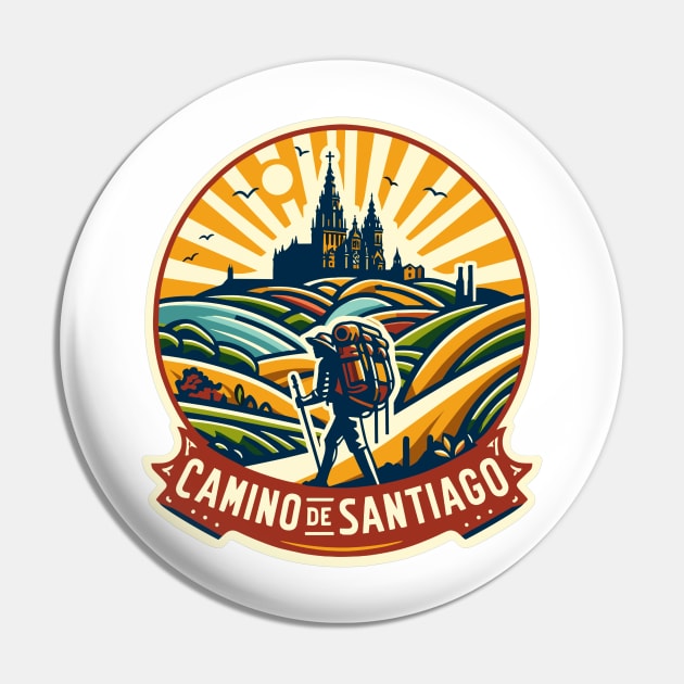 Buen Camino! El Camino de Santiago de Compostela - The Way of Saint James - Peregrino Pilgrim - Camino Frances Ingles Primitivo, Shirt, Hoodie, Mug, Tote, Sticker, Souvenir, etc Pin by cloudhiker