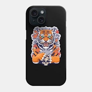 Tiger skull Phone Case