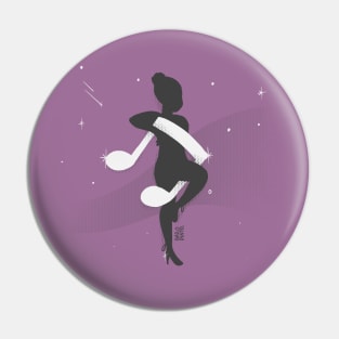 Ballerina with a note Pin