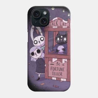 Black Cat Fortune Teller Phone Case