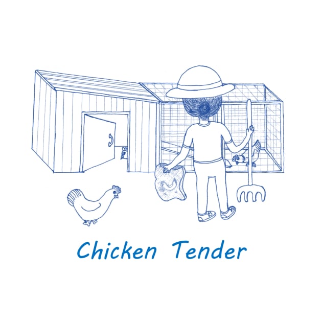 Chicken Tender - Blue by kinetic-passion