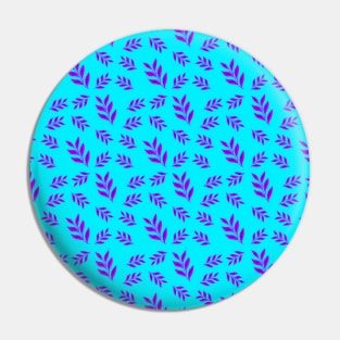 Cute Purple Leaves Pattern Pin