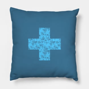 We Are All Connected - Blue. Pillow