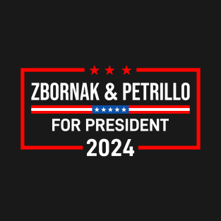 Zbornak and Petrillo 2024 Golden Girls For President T-Shirt