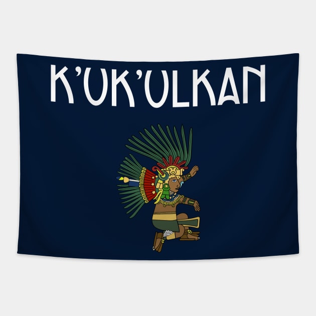 K'uk'ulkan - light version Tapestry by AO01