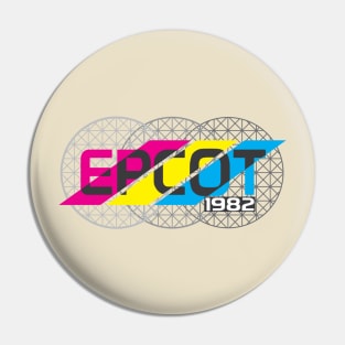 Epcot 1982 - Three Stripes Pin