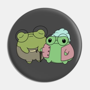 Granny & Poppa Froggy Pin