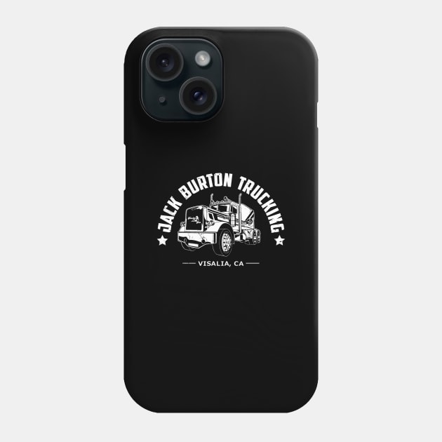 Jack Burton Trucking (Black Print) Phone Case by Miskatonic Designs