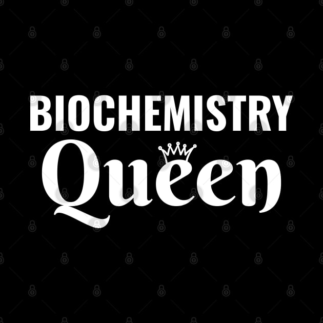 Biochemistry Queen Women in stem science steminist by Petalprints