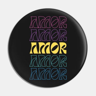 Amor Graffiti Pin