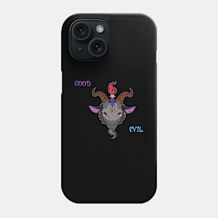 Baphomet good and evil Phone Case