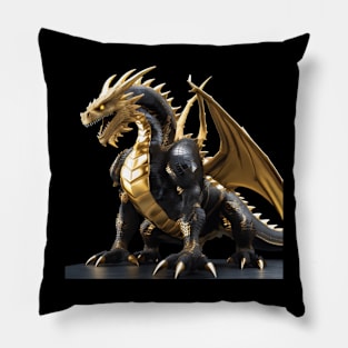 Iron dragon Pillow