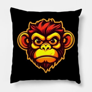 Angry monkey Pillow