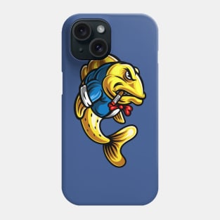 fish smoking Phone Case