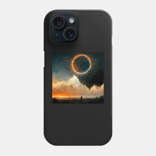 Epic solar eclipse Phone Case