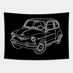 The little cute italian car Tapestry