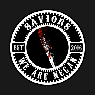 Saviors Bloody Luccile We are Negan patch T-Shirt