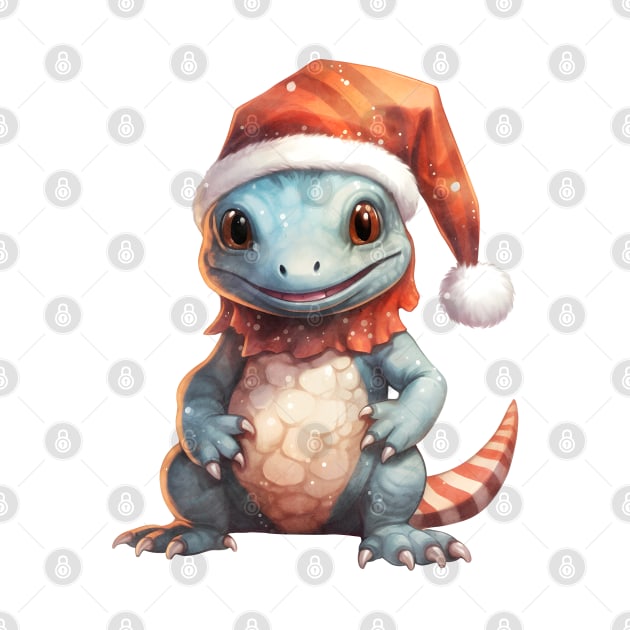 Gila Monster in Santa Hat by Chromatic Fusion Studio