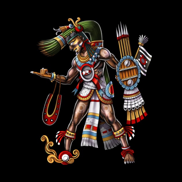 Aztec God Tezcatlipoca by underheaven