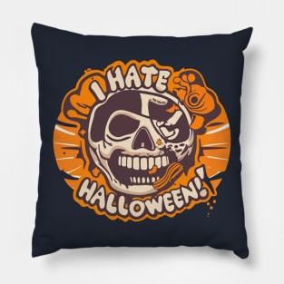 I hate Halloween Pillow