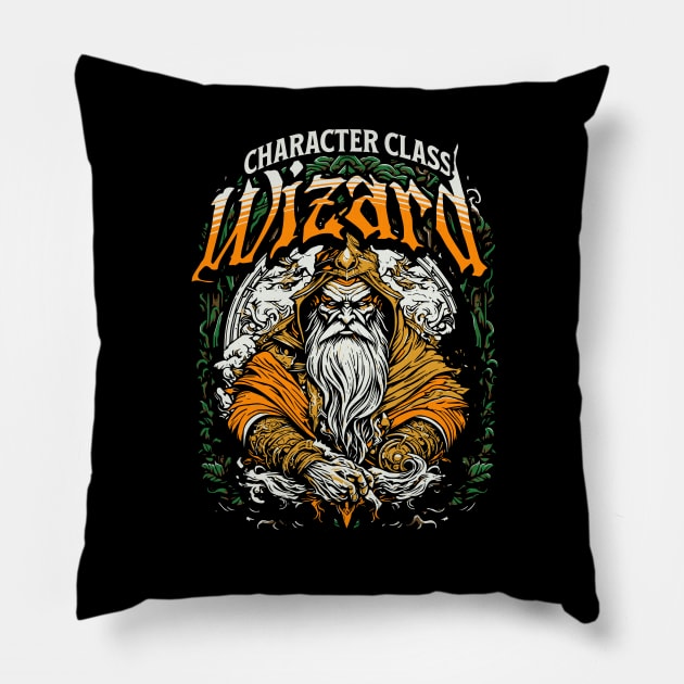 Character Class: Wizard Pillow by DMcK Designs