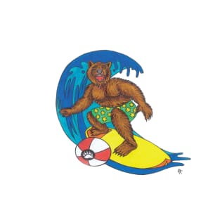 Surfing Day Bears T-Shirt