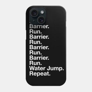 Steeplechase Track and Field Running Run Barrier Phone Case