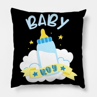 Baby Announcement Boy Child Birth Pillow