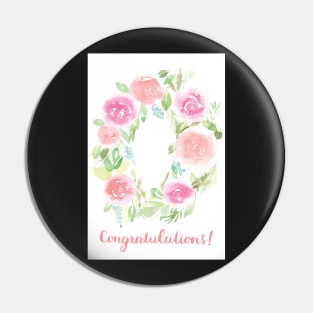 Congratulations Watercolor Card | greeting cards Pin