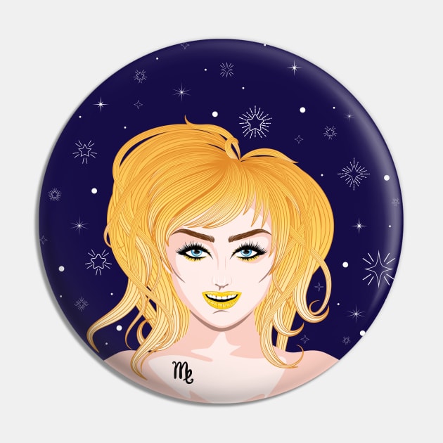 Virgo girl Pin by AnnArtshock