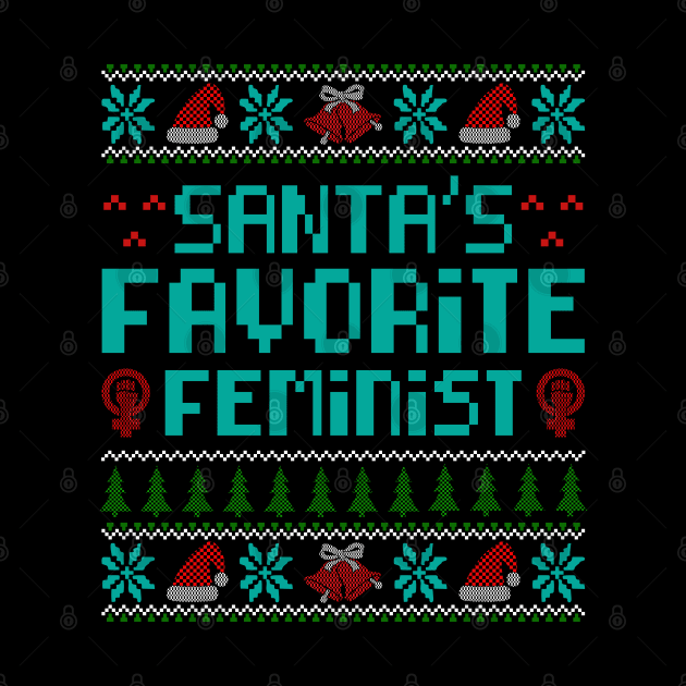 santas favorite Feminist by MZeeDesigns