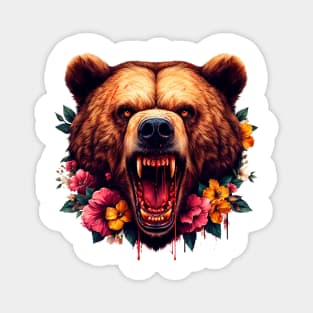 Bloodthirsty bear very angry, he will attack! Magnet