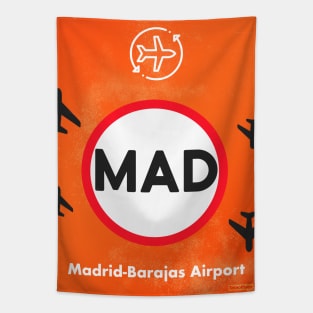 MAD MADRID Airport code Tapestry