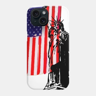 Liberty and a Flag Phone Case