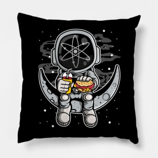Astronaut Fastfood Cosmos Crypto ATOM Coin To The Moon Token Cryptocurrency Wallet HODL Birthday Gift For Men Women Kids Pillow