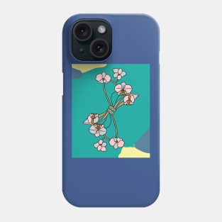 Vintage Flowers Orchids Colorful Phone Case