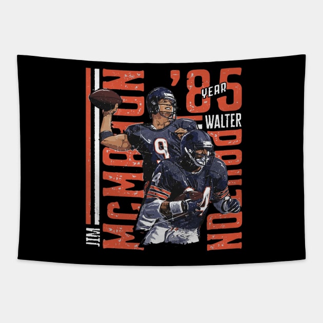 Jim McMahon & Walter Payton Chicago Duo Tapestry by Chunta_Design