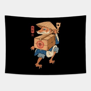 Hikyaku Fox Tapestry