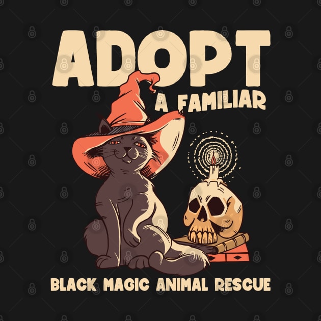 Adopt a familiar | Funny Witchy Cat Mom by Emmi Fox Designs