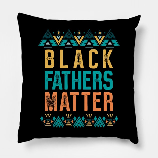 Black Father's Matter Pillow by MasliankaStepan