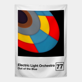 ELO Out Of The Blue / Minimalist Style Graphic Artwork Design Tapestry