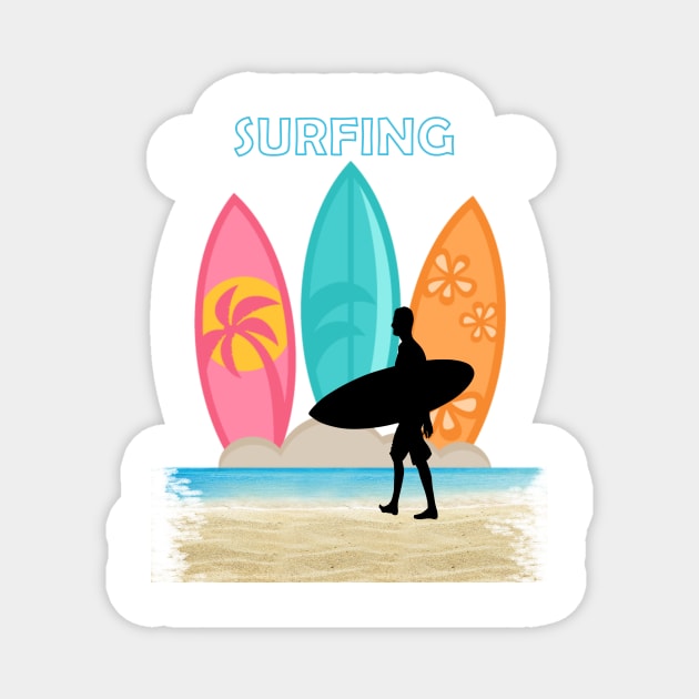 SUMMER Magnet by ART&LINES