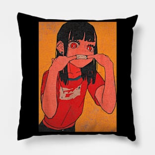 Girl Lofi Aesthetic Pillow