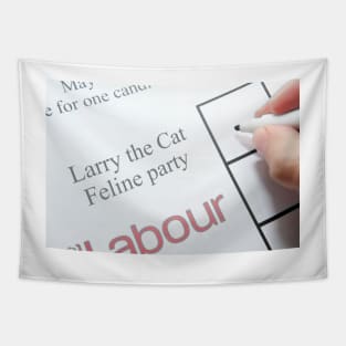 UK elections Vote Larry the Cat Tapestry