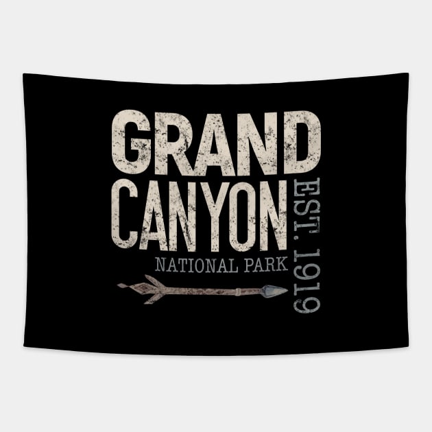 Grand Canyon National Park Established 1919 Tapestry by Pine Hill Goods